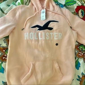 NEW HOLLISTER PINK HOODIE